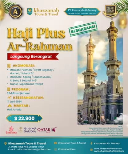 Haji Furoda langsung berangkat 2024